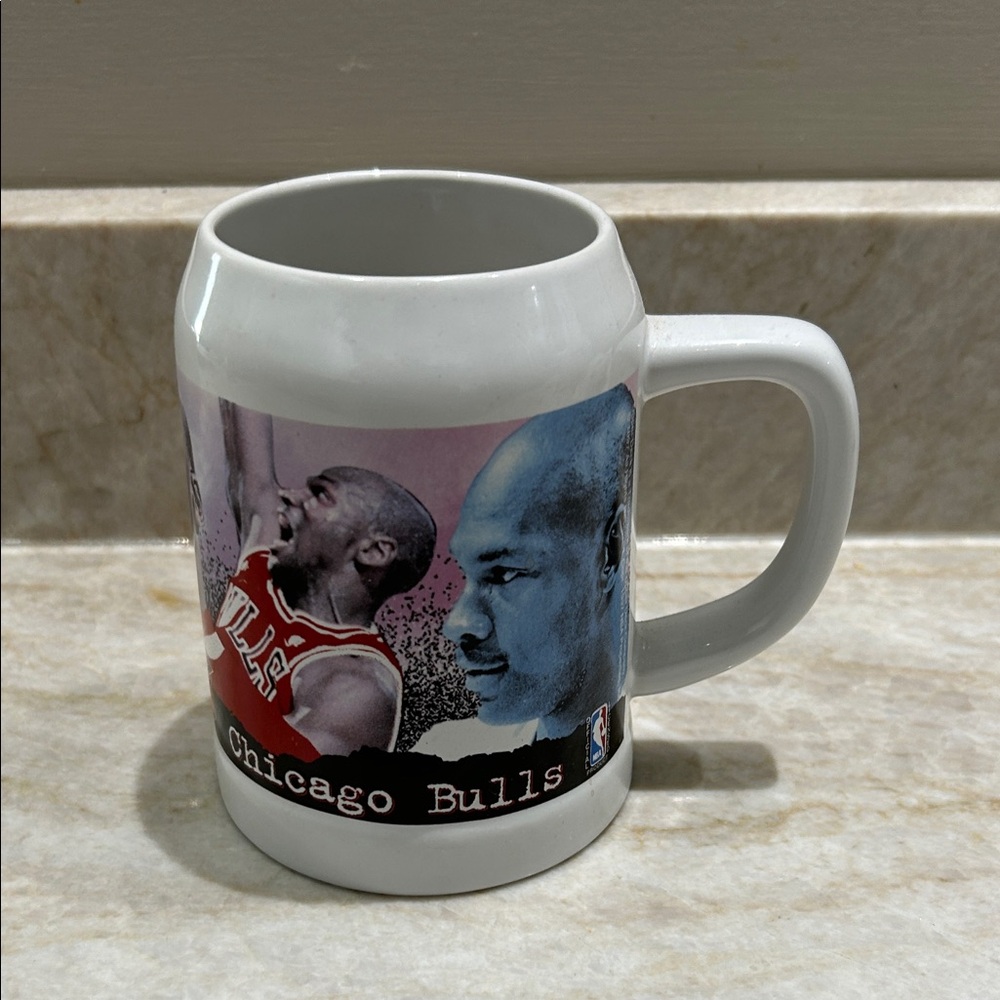 Michael Jordan 1997 bulls upper deck commemorative tankard